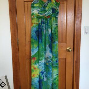Watercolor Maxi Dress